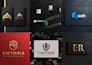do 3 modern minimalist and luxury business logo design